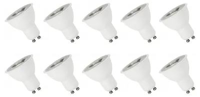 Produktbild von Spectrum GU10 LED Spot Lampe 4W 300lm 3000K Warmweiß 230V 10 Stück
