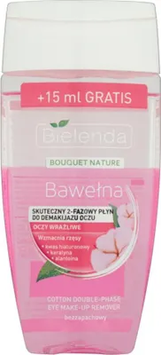 Zdjęcie produktu dla Bielenda | Płyn do demakijażu oczu - dwufazowy - 140 ml - dla skóry wrażliwej - Bouquet Nature