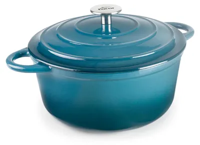 Immagine prodotto di Casseruola rotonda in ghisa da 20 cm, blu Lacor 71700