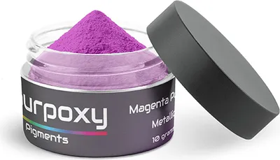 Productafbeelding van PourPoxy Magenta Metallic, epoxyhars pigment, 10 gram | Epoxyverfstof | Pigmentpoeder | Kleurpoeder | Epoxyverfstof | Pigmentpoeder