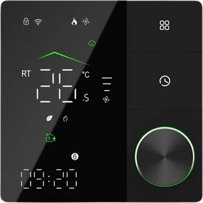 Immagine prodotto di Termostato ambiente WiFi BOT Tuya RTL3 16A nero
