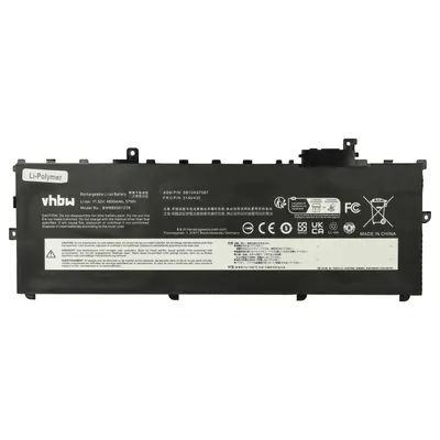 Produktbild von vhbw Akku Ersatz für Lenovo ASM SB10K97587, O1AV430, 01AV429, FRU 01AV430, 01AV431, 01AV430, 01AV494 für Notebook (4950 mAh, 11,52 V, Li-Polymer)