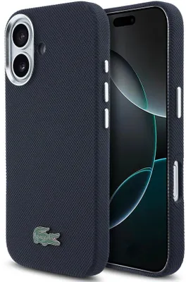 Immagine prodotto di Cover posteriore Lacoste per iPhone 17 blu navy