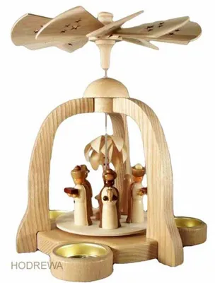 Produktbild von Tischpyramide Christi Geburt BxHxT 19,8x22x19,8cm NEU