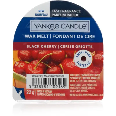 Obrázok produktu pre Yankee Candle Black Cherry, Kolo, Červená, Čerešňa (ovocie), 7 cm, 30 mm, 22 g
