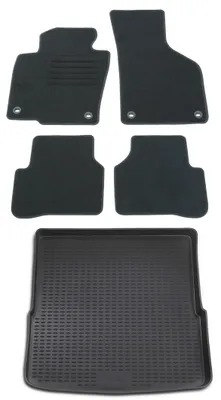 Produktbild von Gummi-Kofferraumwanne + Fußmatten Set für VW Passat 3C Variant, Bj. 2005-