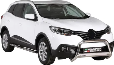 Obrázek produktu pro Nerezové boční prahy pro Renault Kadjar 2015-2018 stříbrné