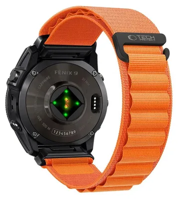 Produktbild von Tech-Protect Nylon Pro do Garmin Fenix 5x / 5x Plus / 6x / 6x Pro / 7x / 8 / 8 Pro / 9 / 9 Pro 47 mm Orange