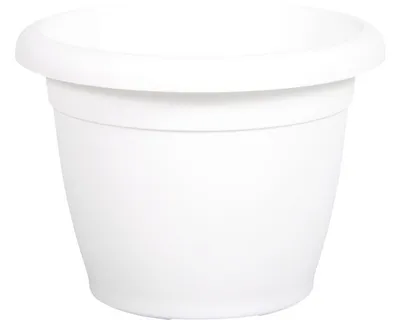 Image de Pot de fleurs en plastique Naxos Ø 52 cm blanc