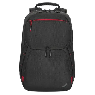 Zdjęcie produktu dla Lenovo | Pasuje do rozmiaru " | Plecak ThinkPad Essential Plus 15,6 cala (zrównoważony i przyjazny dla środowiska, wykonany z przetworzonego PET: łącznie 28% na zewnątrz: 60%) | Plecak | Czarny | 15,6