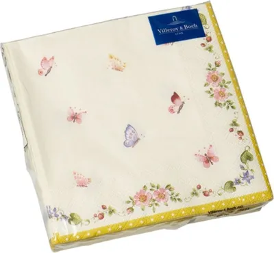 Produktbild von Villeroy & Boch Lunch Serviette Schmetterling 33 x 33 cm