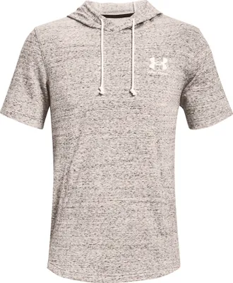 Produktbild von UNDER ARMOUR Rival French Terry kurzarm Hoodie Herren 112 - onyx white/onyx white XS
