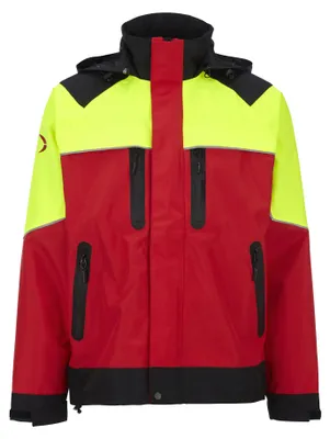 Produktbild von PFANNER Regenjacke Nanoshield rot neongelb, Größe M