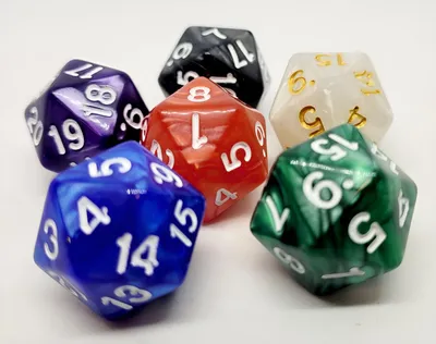 Produktbild von Würfelset: Spindown D20 (6)