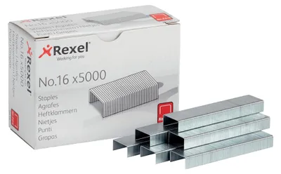 Produktbild von Rexel Heftklammern 16 mm, 5000 Stück