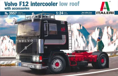 Produktbild von Model Kit truck 3957 - Volvo F-12 Intercooler (Low Roof) mit Zubehör (1:24)