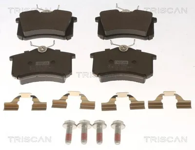 Produktbild von TRISCAN 8110 10544 Bremsbeläge Satz Hinten Bremsklötze für VW Golf IV Schrägheck (1J1) GOLF VI (5K1) Golf V Schrägheck (1K1) POLO (9N) Polo Schrägheck