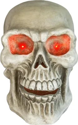 Produktbild von Gigantischer Deko Totenkopf mit LED Augen 60cm