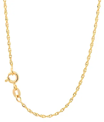 Produktbild von Goldkette Singapurkette Länge 40cm - Breite 1,4mm - 585-14 Karat Gold
