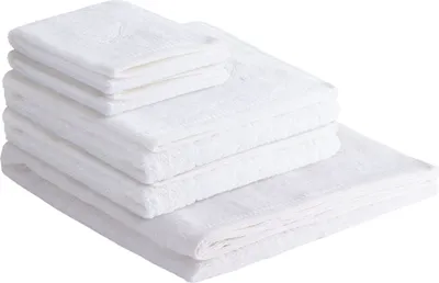 Produktbild von Sansibar Sylt Handtuch Set Frottier-Serie Classic Nr. 2 (Set, 5-tlg), hochwertige Sansibar-Säbel Stickerei, weiß