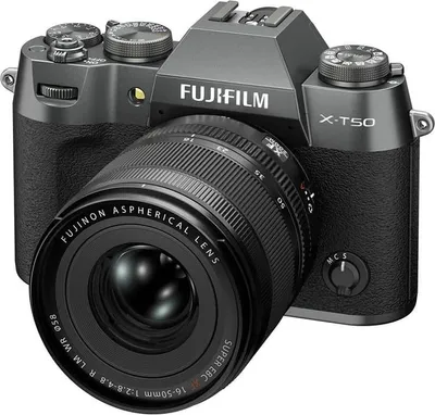 Obrázek produktu pro Fujifilm X -T50 + XF 16-50mm, 40,2 MP, 7728 x 5152 px, X-Trans CMOS 5 HR, 6.2K, Dotyková obrazovka, Tmavě šeda