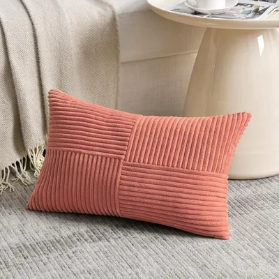 Zdjęcie produktu dla Poszewka na poduszkę, kolor: koralowy, wymiary: 40x65 cm, materiał: kordsam, ilość: 1 sztuka