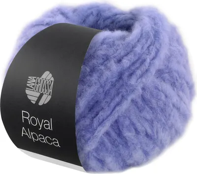Zdjęcie produktu dla Lana Grossa ROYAL ALPACA Włóczka z efektem objętości wykonana z najlepszych włókien alpaki Kolor 008 - jasnoniebieski