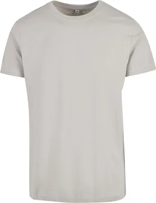 Produktbild von Build Your Brand BY004 | Round Neck Herren T-Shirt - Farbe: Light Asphalt - Größe: XL