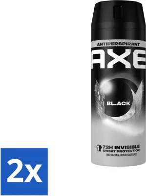 Obrázek produktu pro Ax Antiperspirant Spray Černý 150 ml - výhodné balení - 2 kusy