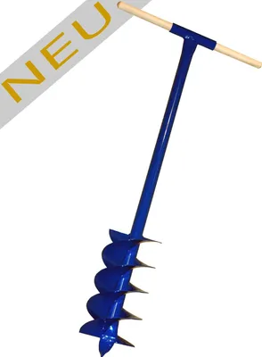 Produktbild von Erdbohrer 175mm 17,5 cm pulverbeschichtet blau
