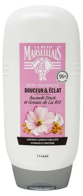 Image de Le Petit Marseillais Conditionneur lin & lait d'amande 200 ml