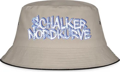 Produktbild von Spreadshirt Schalke Nordkurve Fußball Sport Fischerhut, S/M (Caps), Khaki/Schwarz