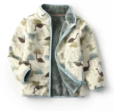 Produktbild von Omgoods – Fleecejacke für Kinder mit durchgehenden Reißverschluss, ideal für Herbst und Winter