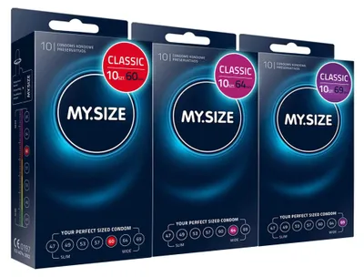 MY.SIZE Zestaw prezerwatyw MY.SIZE rozmiar 5, 6, 7 - 60, 64, 69mm, 3 – zdjęcie 1