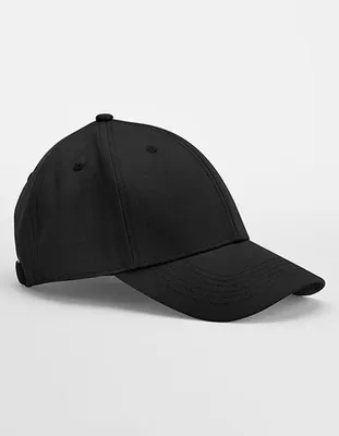Produktbild von Beechfield B801 | EarthAware® Organic Baumwolle Canvas 6 Panel Cap - Farbe: Black - Größe: One Size