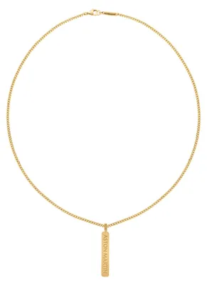 Produktbild von ASTON MARTIN Herren Halskette Edelstahl Anhänger gold AML ICON MJIGS6NU5