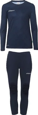Produktbild von Uhlsport Progressive 28 Torwart Trikot Set Kinder - Marine