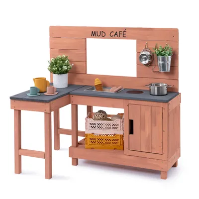 Produktbild von MUDDY BUDDY® Matschküche „Coffee Corner“ puderrosa