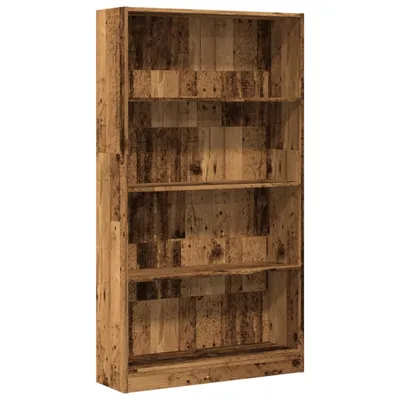 Obrázok produktu pre vidaXL Police na knihy vzhľad starého dreva 80x24x143 cm materiál na báze dreva