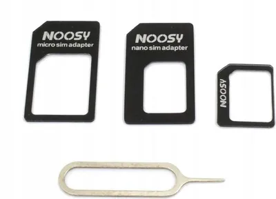 Obrázok produktu pre 3 v 1 NANO SIM / MICRO SIM adaptér čierny