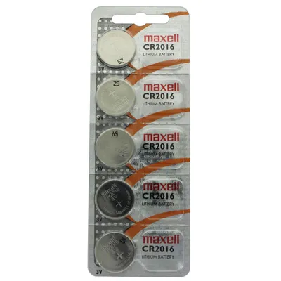 Produktbild von CR2016 Lithium Knopfzelle IEC CR2016 im 5er Pack
