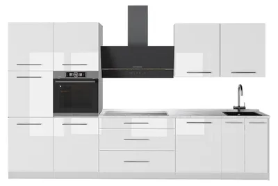 Immagine prodotto di Cucina componibile Vicco Fame-Line Bianco lucido/Bianco 340 cm senza piano di lavoro, Model 64642