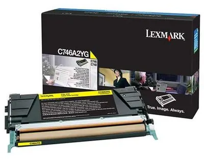 Immagine prodotto di Lexmark C746A2YG cartuccia toner 1 pz Originale Giallo