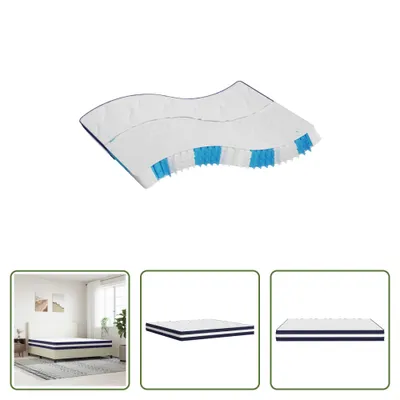 Obrázek produktu pro The Living Store Matrace s taštičkovým pružinovým jádrem středně tvrdá 200x200 cm