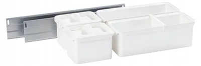 Produktbild von Peka YouboXx Set 3 Behälter Organizer Weiß
