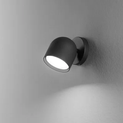 Obrázek produktu pro Ideal Lux 314099 DODO nástenné bodové svietidlo/spot 1xGX53 ?ierna