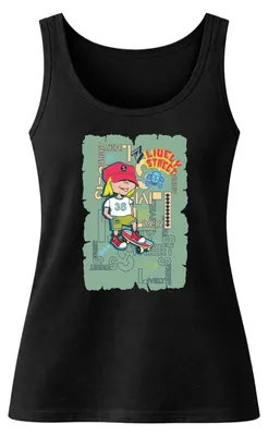 Productafbeelding van Mouwloze Tanktop voor Skateboarders en Sportliefhebbers
