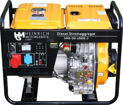 Productafbeelding van Diesel Stroomaggregaat 5000 W - 230 Volt - 474 cc Motor - Metaal - Commercieel Gebruik