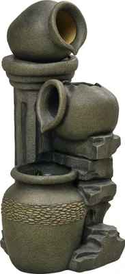 Produktbild von Outsunny Springbrunnen, Gartenbrunnen mit Einstellbarer Strömung, Zierbrunnen
