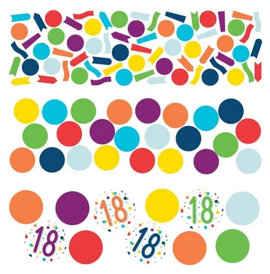 Produktbild von Konfetti zum 18. Geburtstag, 34-Gramm-Papier